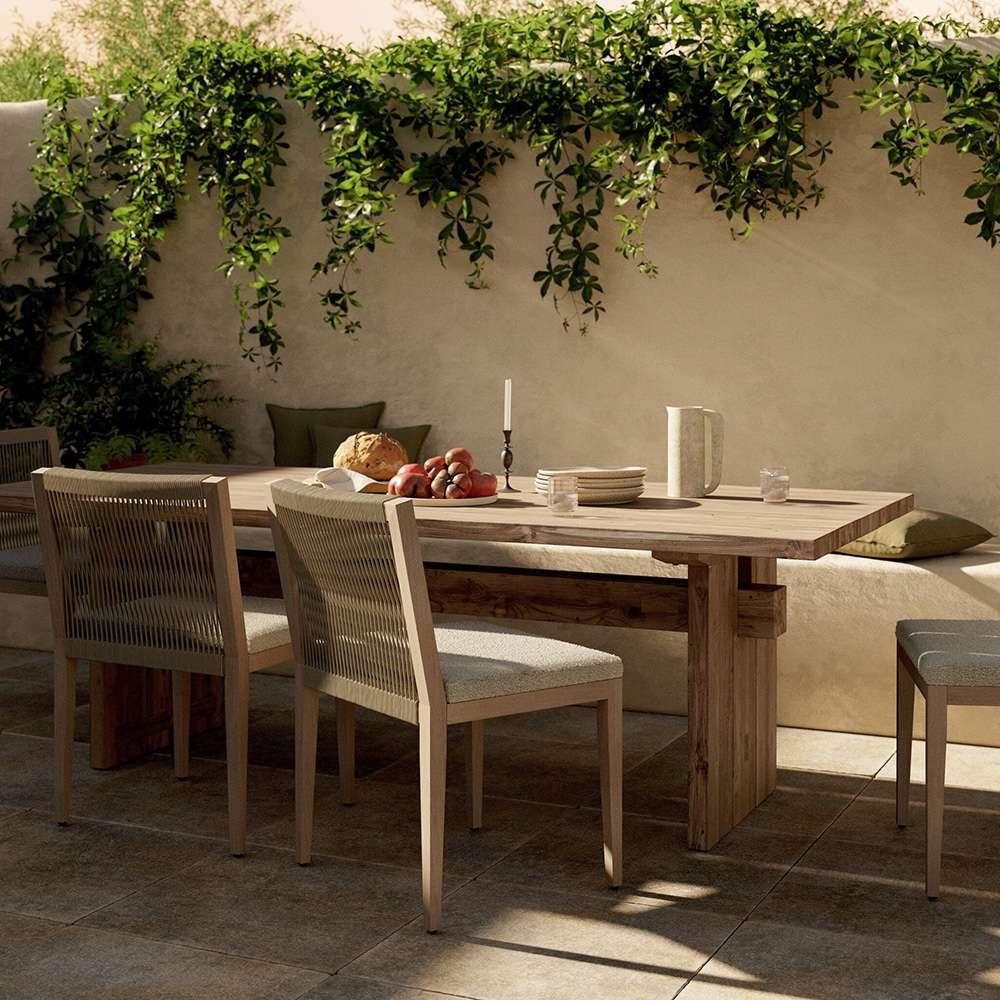 Four Hands - Providence - Brandy Outdoor Dining Table - 92 - Reclaimed Natural Fsc - 238946-002 veiw 11