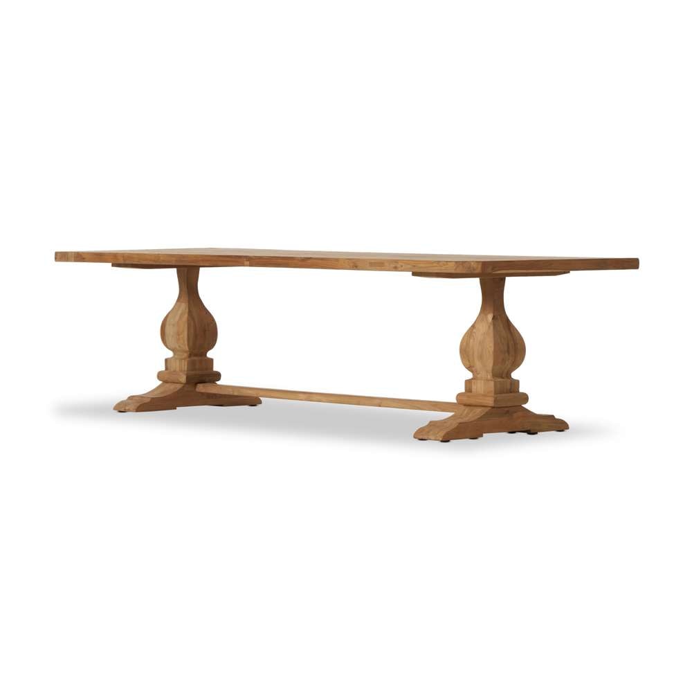Four Hands - Providence - Novell Outdoor Dining Table-111in-Natural - 233615-002 veiw 1