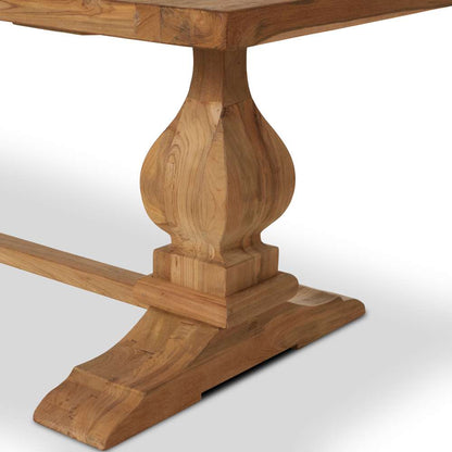 Four Hands - Providence - Novell Outdoor Dining Table-111in-Natural - 233615-002 veiw 4
