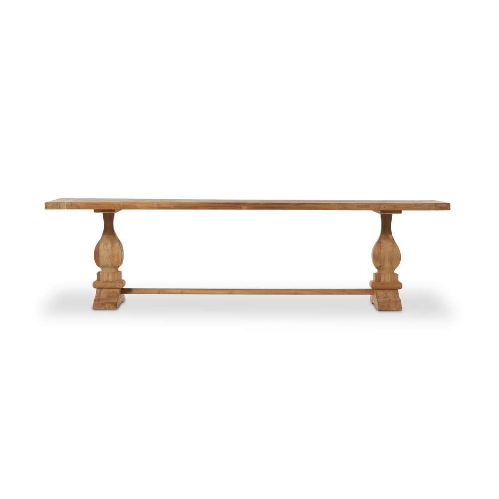 Four Hands - Providence - Novell Outdoor Dining Table-111in-Natural - 233615-002 veiw 6