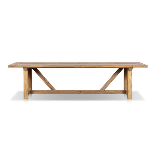 Four Hands - Providence - Stewart Outdoor Dining Table - Reclaimed Natural FSC - 233366-002 veiw 2