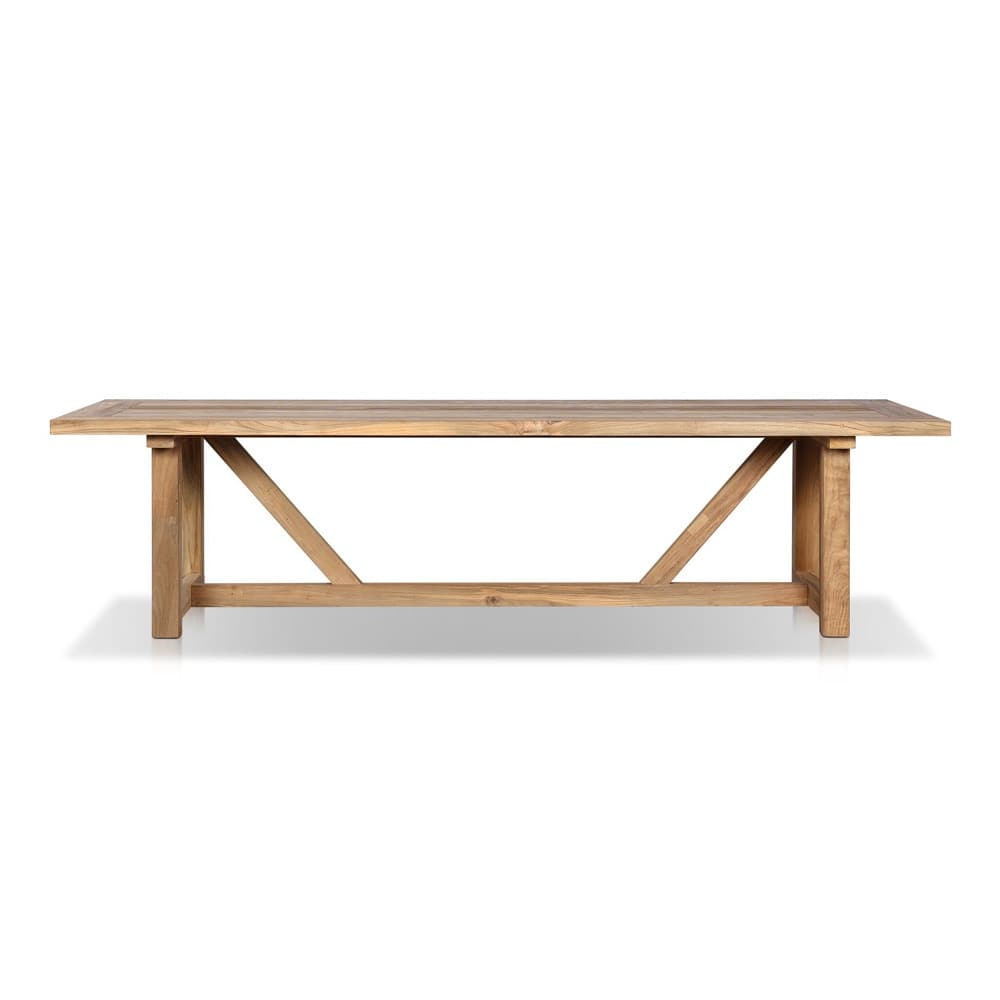 Four Hands - Providence - Stewart Outdoor Dining Table - Reclaimed Natural FSC - 233366-002 veiw 3