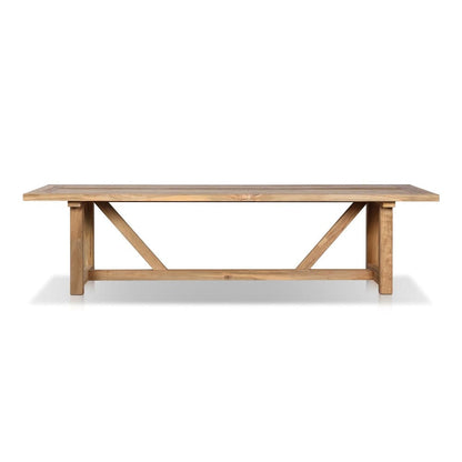 Four Hands - Providence - Stewart Outdoor Dining Table - Reclaimed Natural FSC - 233366-002 veiw 3