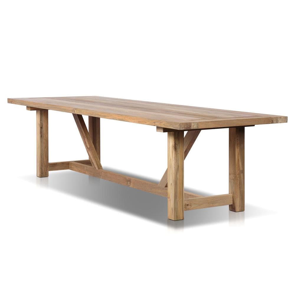 Four Hands - Providence - Stewart Outdoor Dining Table - Reclaimed Natural FSC - 233366-002 veiw 5
