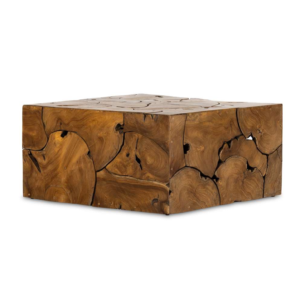 Four Hands - Providence - Tomlin Outdoor Bunching Table-Teak Root - 233799-001 veiw 1