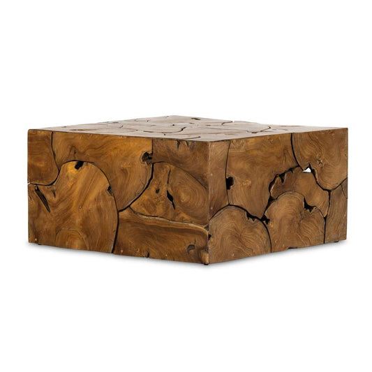 Four Hands - Providence - Tomlin Outdoor Bunching Table-Teak Root - 233799-001 veiw 1