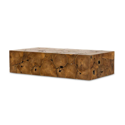 Four Hands - Providence - Tomlin Outdoor Coffee Table-Teak Root - 233364-001 veiw 1