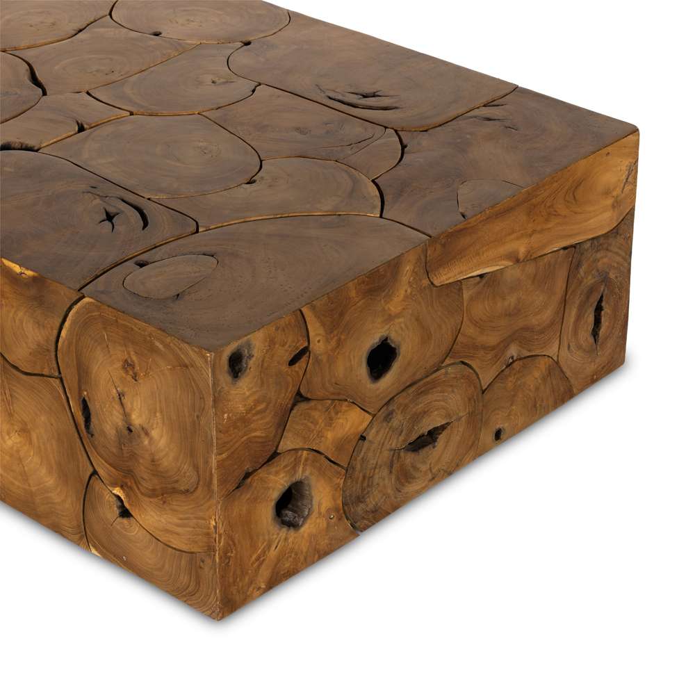 Four Hands - Providence - Tomlin Outdoor Coffee Table-Teak Root - 233364-001 veiw 4