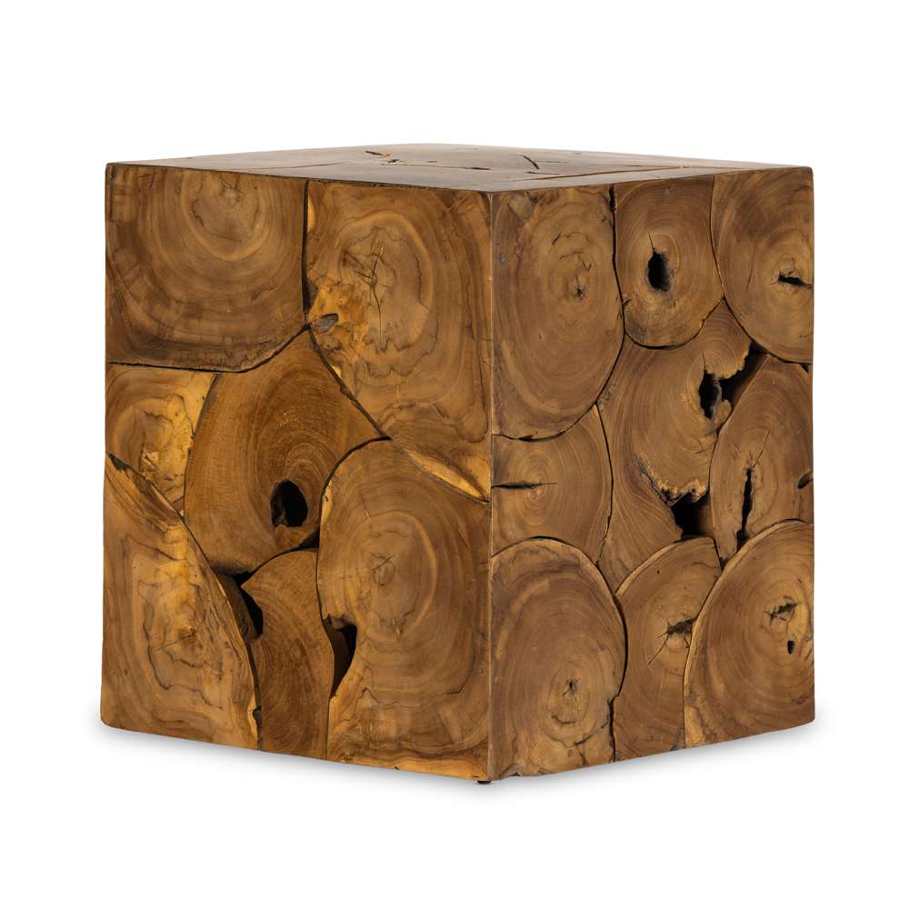 Four Hands - Providence - Tomlin Outdoor End Table-Teak Root - 233363-001 veiw 1