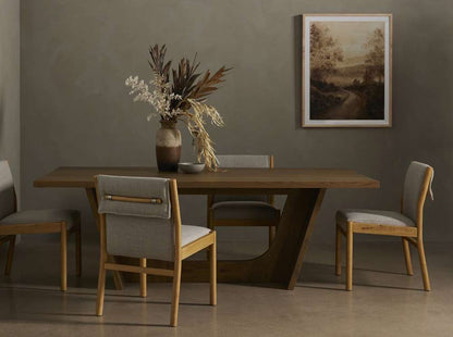 Four Hands - Pryor Dining Table-87in - Smoked Grey - VPTN-170 veiw 3