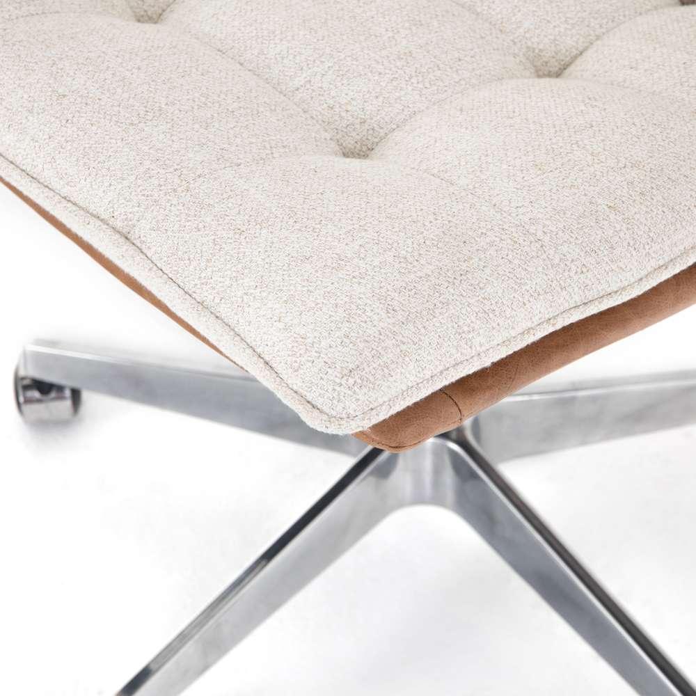 Four Hands - Quinn Desk Chair - Chaps Saddle - 224515-001 veiw 3