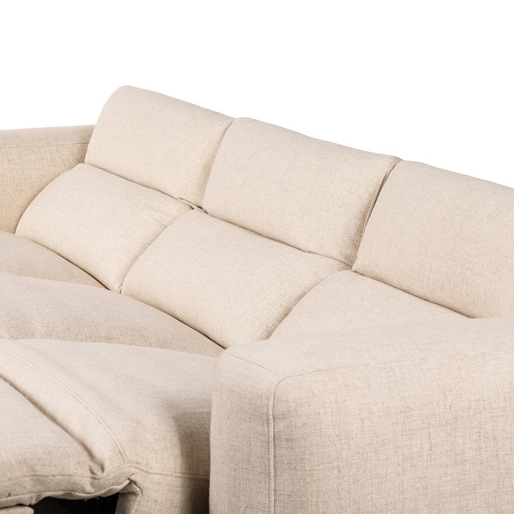 Four Hands - Radley Power Recliner 3-Piece Sectional - Antigo Natural - 238970-002 veiw 3