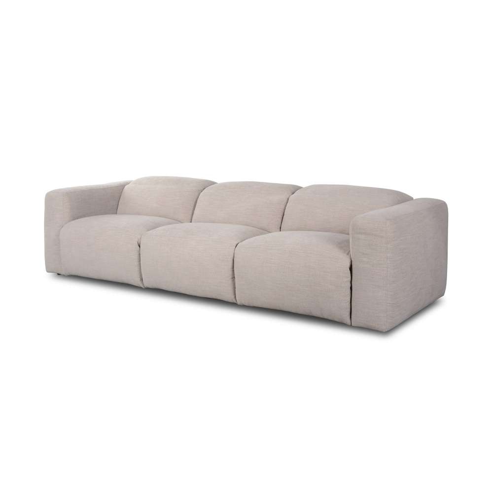Four Hands - Radley Power Recliner 3-Piece Sectional - Laken Stone - 238970-003 veiw 1