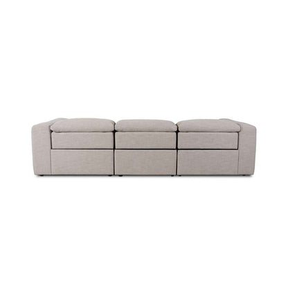 Four Hands - Radley Power Recliner 3-Piece Sectional - Laken Stone - 238970-003 veiw 3