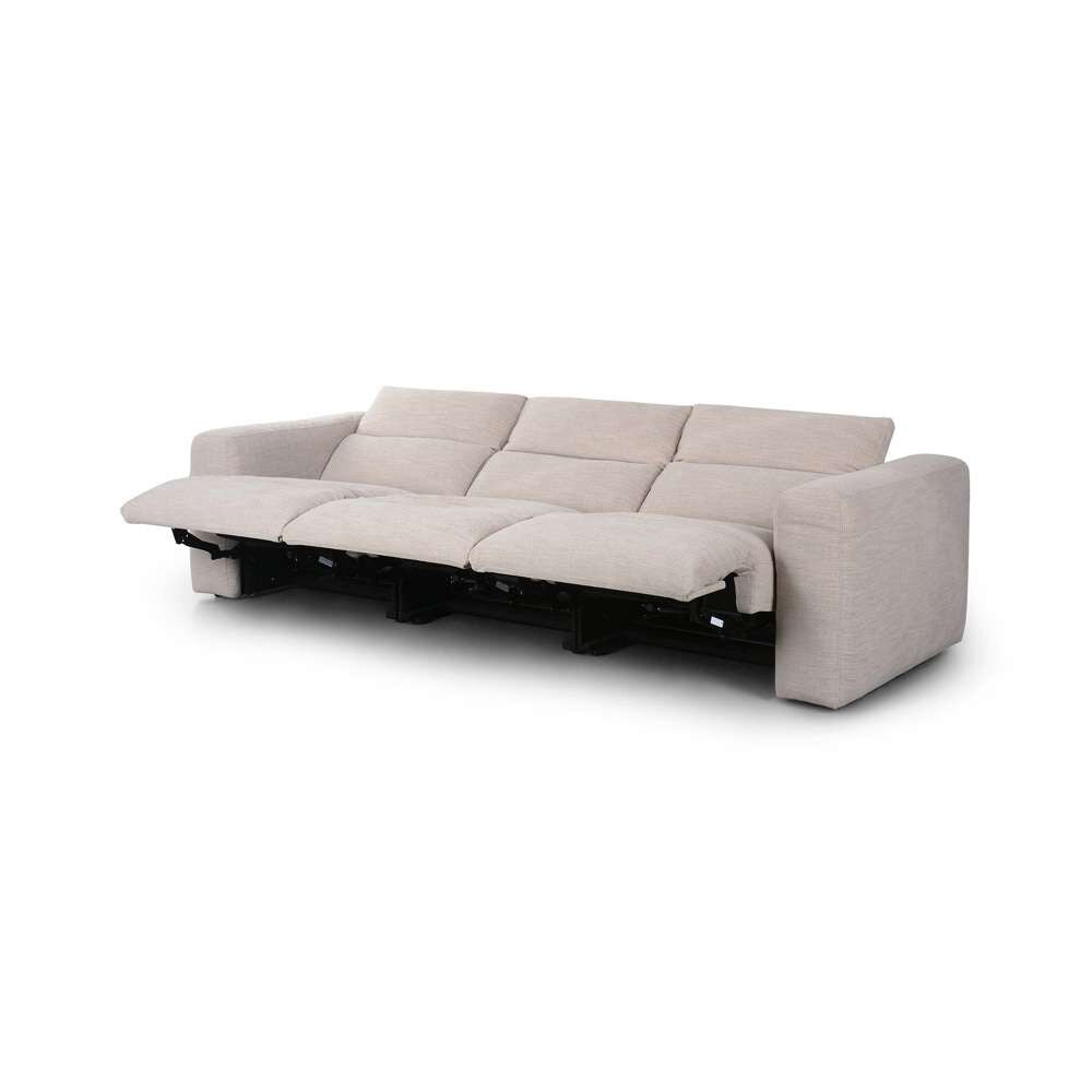 Four Hands - Radley Power Recliner 3-Piece Sectional - Laken Stone - 238970-003 veiw 4
