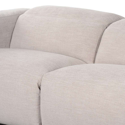 Four Hands - Radley Power Recliner 3-Piece Sectional - Laken Stone - 238970-003 veiw 8