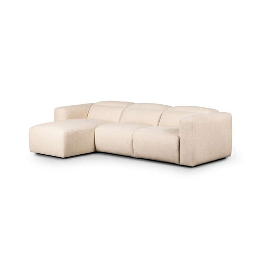 Four Hands - Radley Power Recliner 3-Piece Sectional W/ Left Chaise - Antigo Natural - 238963-001 veiw 1