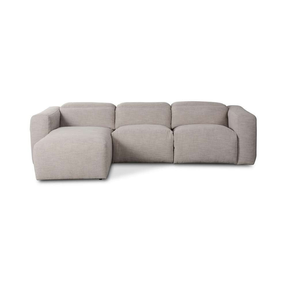 Four Hands - Radley Power Recliner 3-Piece Sectional W/ Left Chaise - Laken Stone - 238963-003 veiw 2