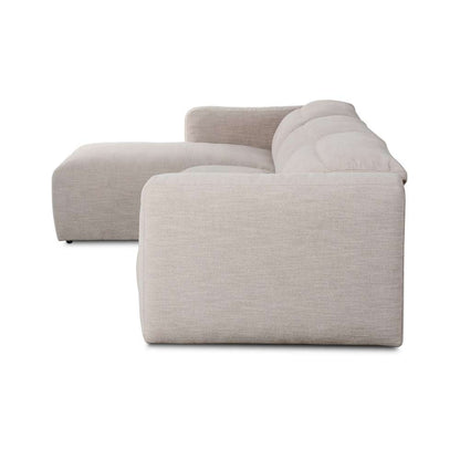 Four Hands - Radley Power Recliner 3-Piece Sectional W/ Left Chaise - Laken Stone - 238963-003 veiw 6