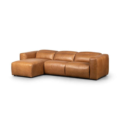 Four Hands - Radley Power Recliner 3-Piece Sectional W/ Left Chaise - Sonoma Butterscotch - 238963-002 veiw 1
