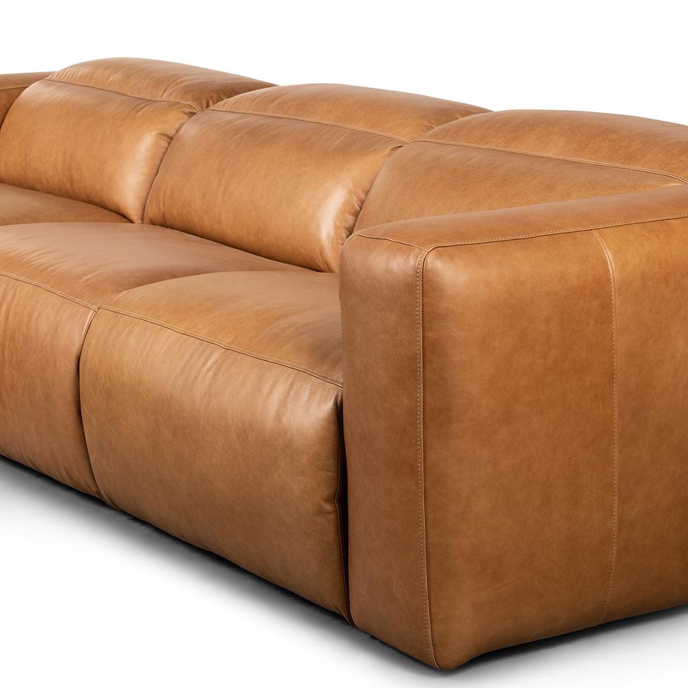 Four Hands - Radley Power Recliner 3-Piece Sectional W/ Left Chaise - Sonoma Butterscotch - 238963-002 veiw 4