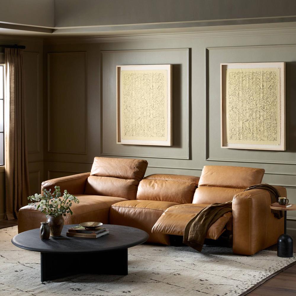 Four Hands - Radley Power Recliner 3-Piece Sectional W/ Left Chaise - Sonoma Butterscotch - 238963-002 veiw 12