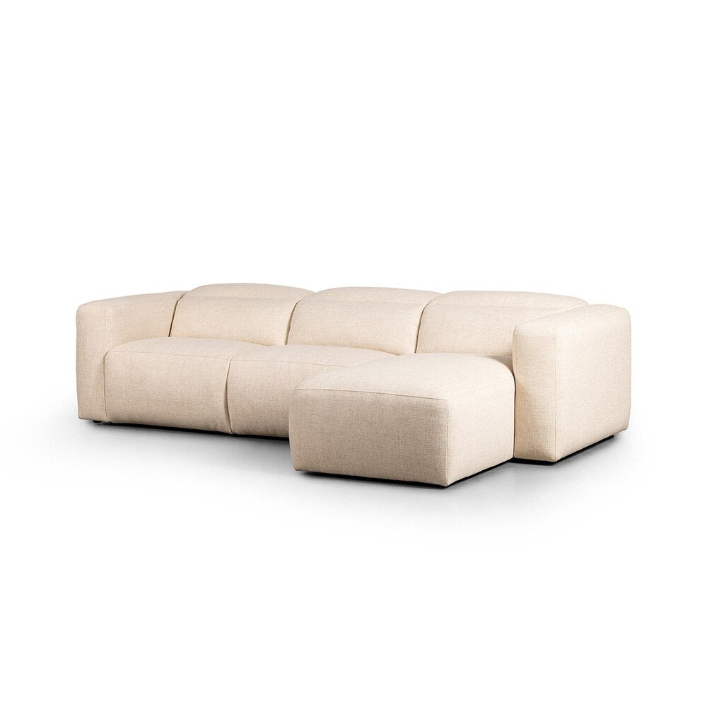 Four Hands - Radley Power Recliner 3-Piece Sectional W/ Right Chaise - Antigo Natural - 238969-001 veiw 1
