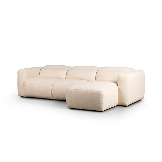 Four Hands - Radley Power Recliner 3-Piece Sectional W/ Right Chaise - Antigo Natural - 238969-001 veiw 1