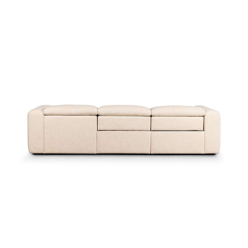 Four Hands - Radley Power Recliner 3-Piece Sectional W/ Right Chaise - Antigo Natural - 238969-001 veiw 5