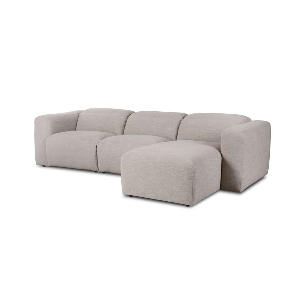 Four Hands - Radley Power Recliner 3-Piece Sectional W/ Right Chaise - Laken Stone - 238969-003 veiw 1