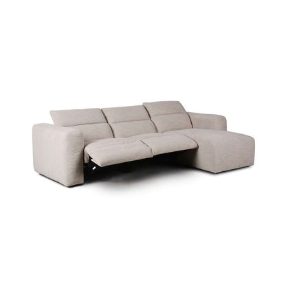 Four Hands - Radley Power Recliner 3-Piece Sectional W/ Right Chaise - Laken Stone - 238969-003 veiw 5