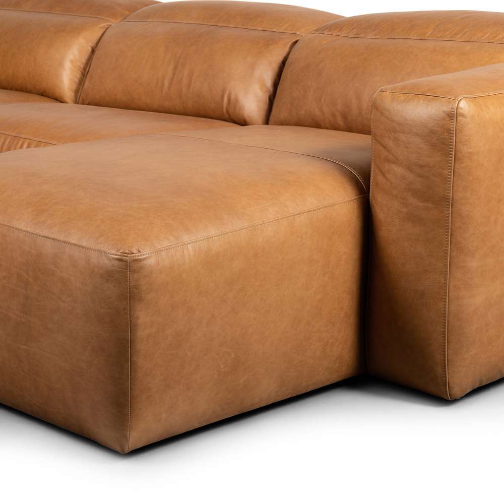 Four Hands - Radley Power Recliner 3-Piece Sectional W/ Right Chaise - Sonoma Butterscotch - 238969-002 veiw 7