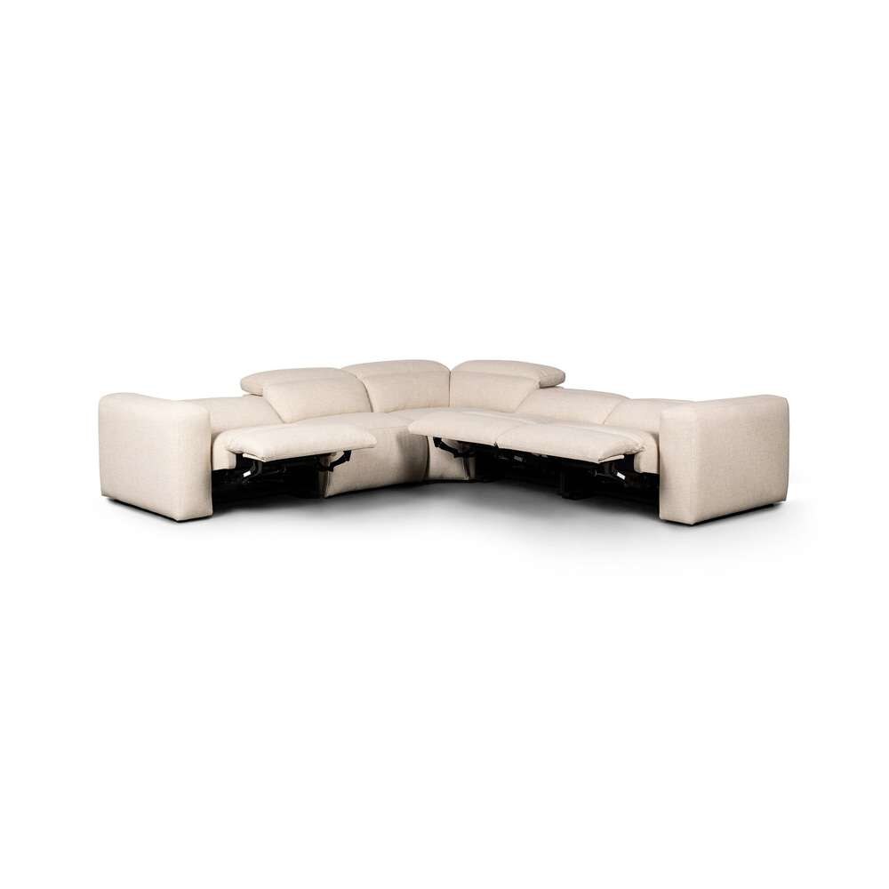 Four Hands - Radley Power Recliner 5-Piece Sectional - Antigo Natural - 238971-002 veiw 2