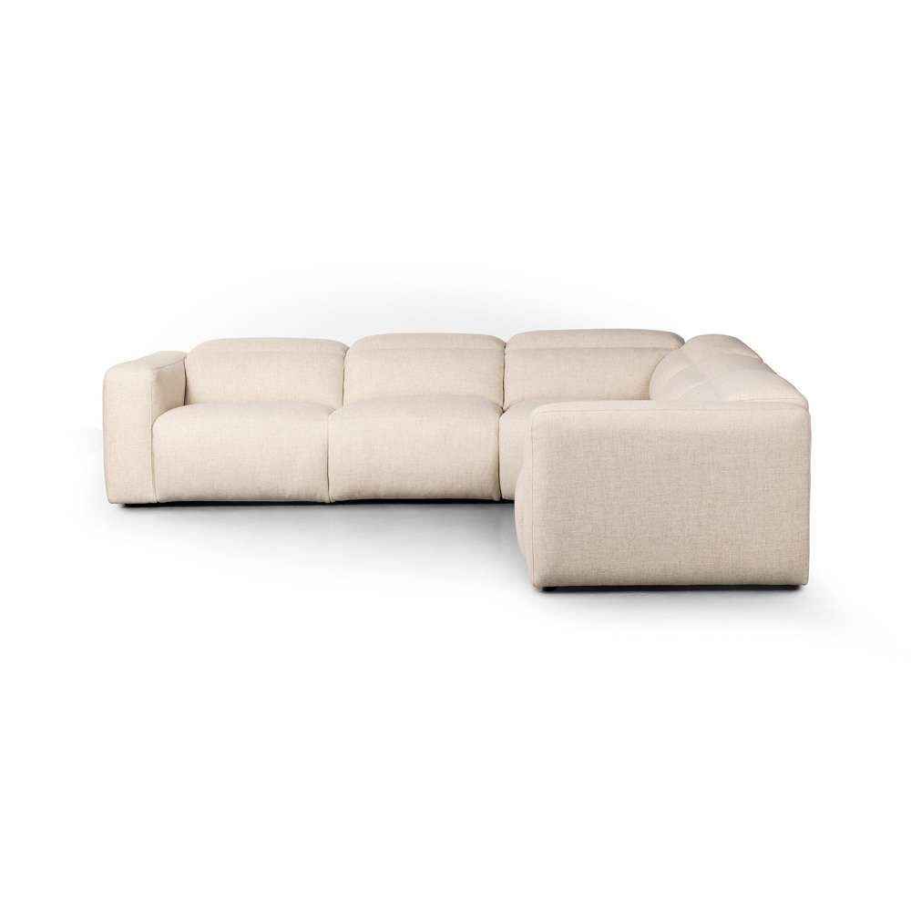 Four Hands - Radley Power Recliner 5-Piece Sectional - Antigo Natural - 238971-002 veiw 3