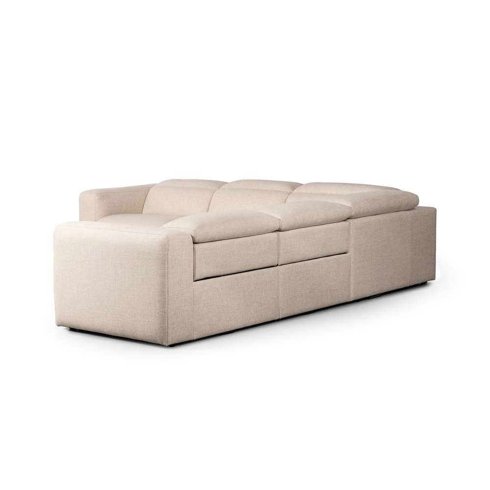 Four Hands - Radley Power Recliner 5-Piece Sectional - Antigo Natural - 238971-002 veiw 5