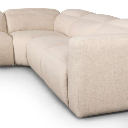 Four Hands - Radley Power Recliner 5-Piece Sectional - Antigo Natural - 238971-002 veiw 6