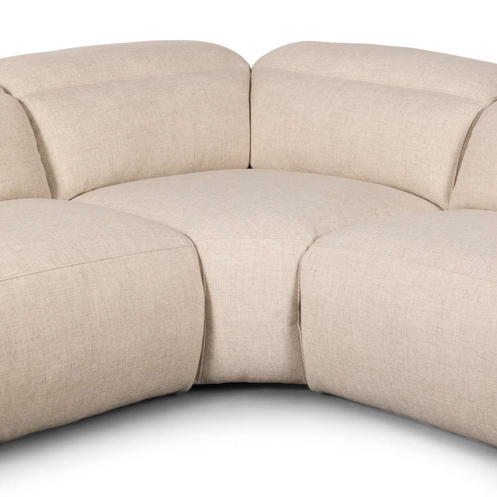 Four Hands - Radley Power Recliner 5-Piece Sectional - Antigo Natural - 238971-002 veiw 7