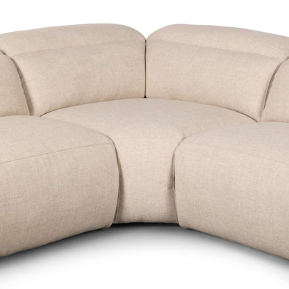 Four Hands - Radley Power Recliner 5-Piece Sectional - Antigo Natural - 238971-002 veiw 7