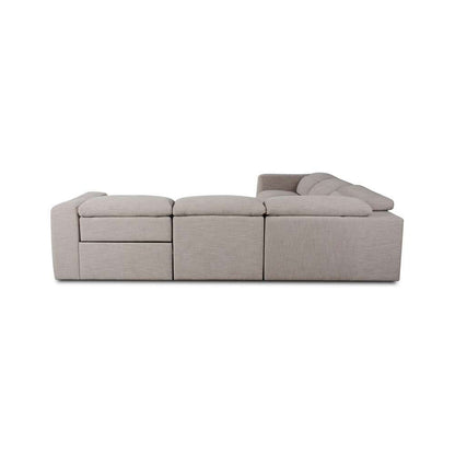 Four Hands - Radley Power Recliner 5-Piece Sectional - Laken Stone - 238971-003 veiw 3