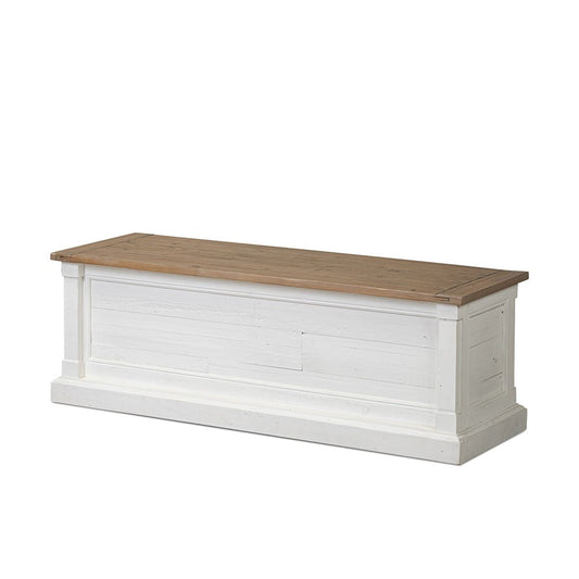 Four Hands - Reclaimed - Cintra Blanket Chest - Limestone White - 107819-006_CLOSEOUT view 1