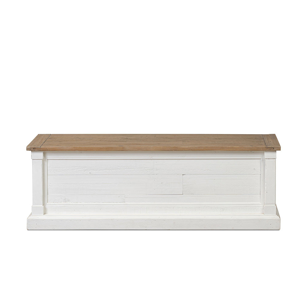 Four Hands - Reclaimed - Cintra Blanket Chest - Limestone White - 107819-006_CLOSEOUT view 2