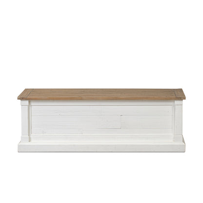 Four Hands - Reclaimed - Cintra Blanket Chest - Limestone White - 107819-006_CLOSEOUT view 2