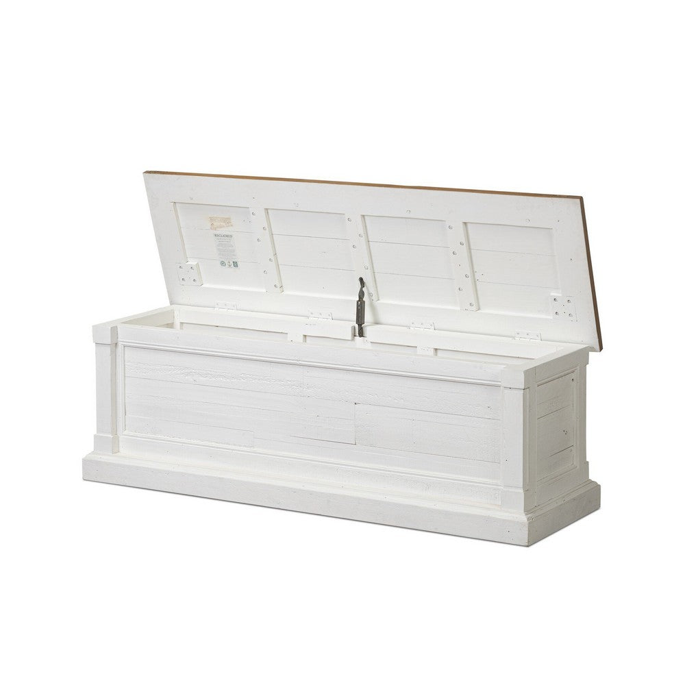 Four Hands - Reclaimed - Cintra Blanket Chest - Limestone White - 107819-006_CLOSEOUT view 4