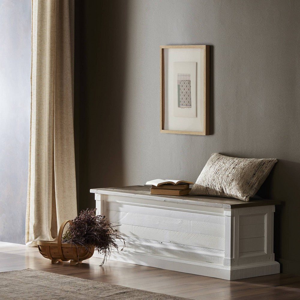 Four Hands - Reclaimed - Cintra Blanket Chest - Limestone White - 107819-006_CLOSEOUT view 12
