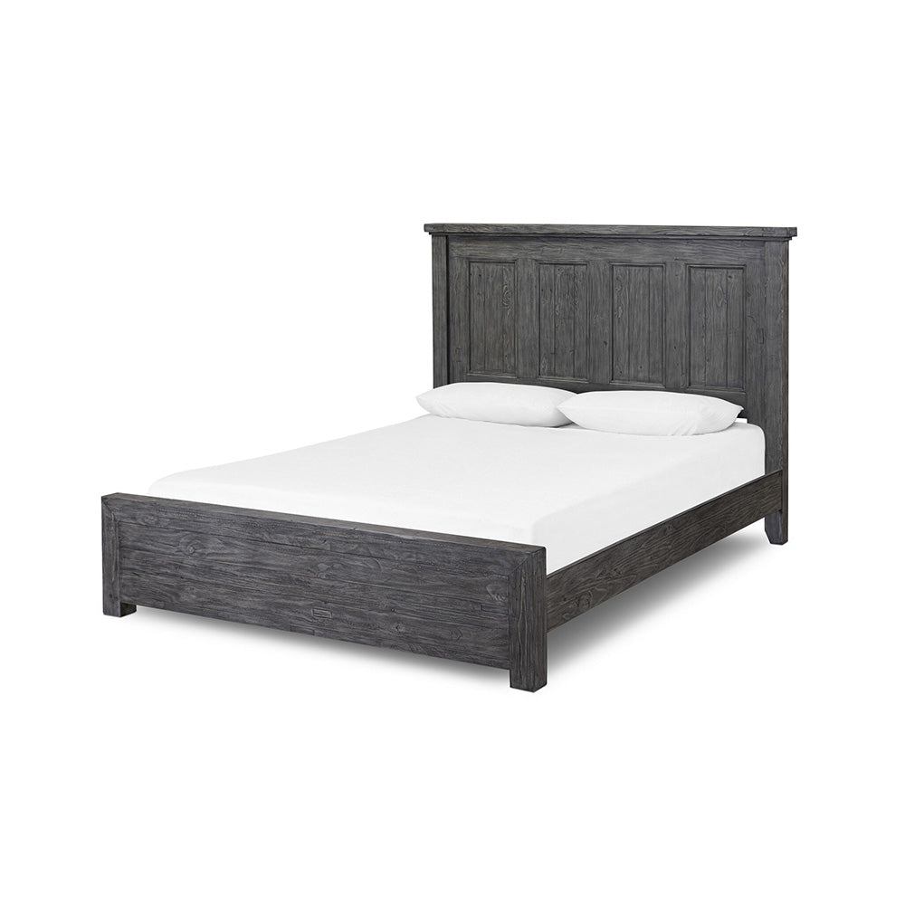 Four Hands - Reclaimed - Irish Coast Box Bed With Low Footboard - Washed Grey - 245238-002_CLOSEOUT view 1