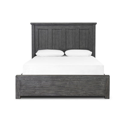 Four Hands - Reclaimed - Irish Coast Box Bed With Low Footboard - Washed Grey - 245238-002_CLOSEOUT view 2