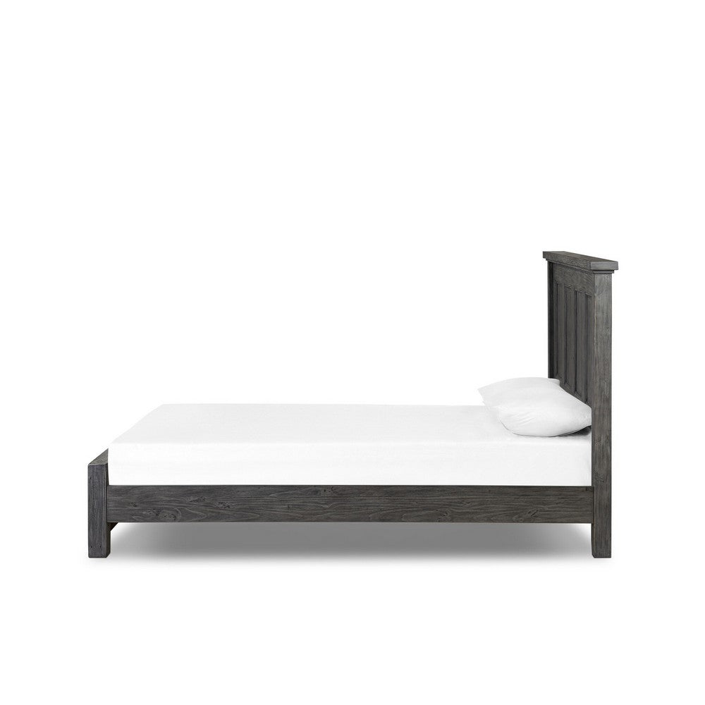 Four Hands - Reclaimed - Irish Coast Box Bed With Low Footboard - Washed Grey - 245238-002_CLOSEOUT view 3