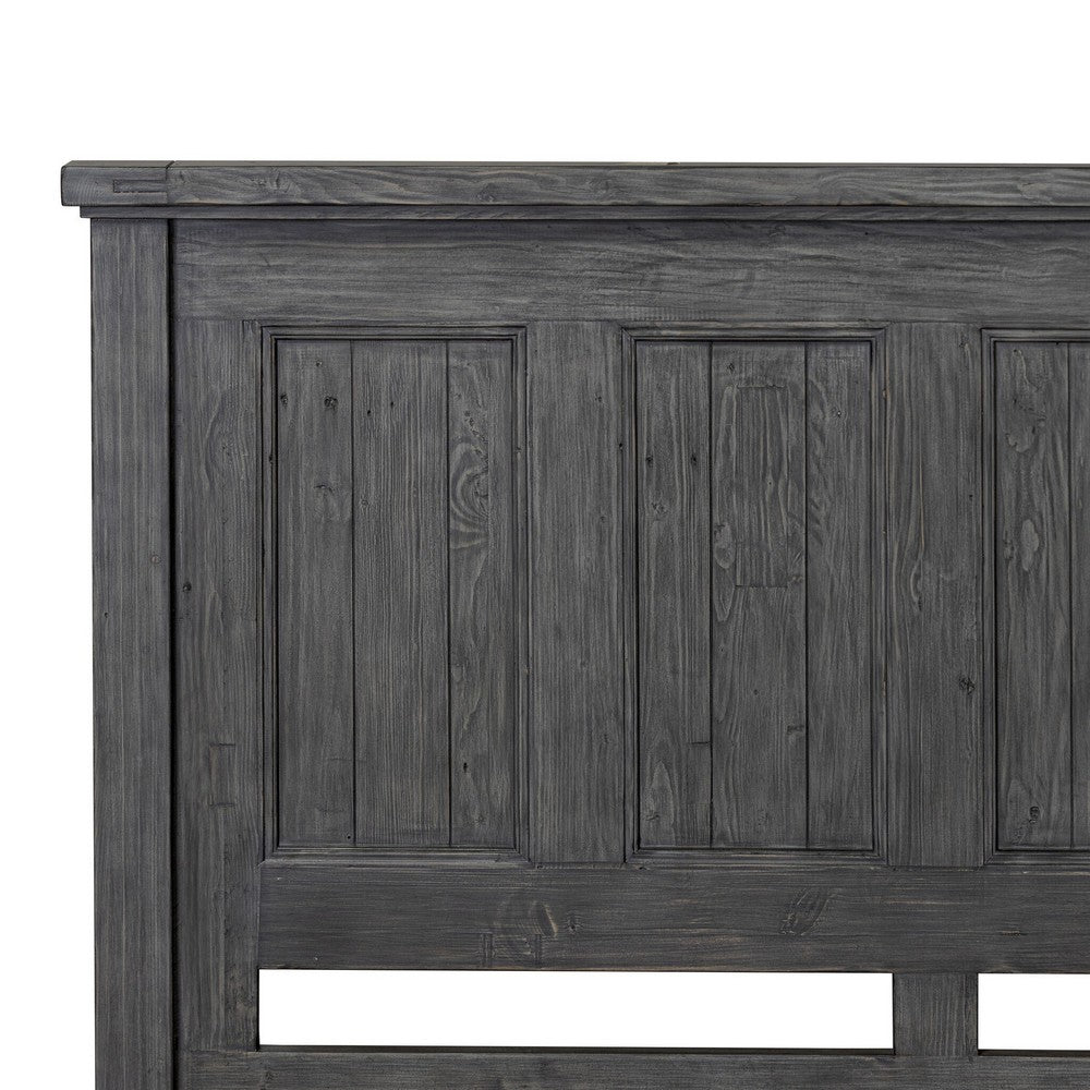 Four Hands - Reclaimed - Irish Coast Box Bed With Low Footboard - Washed Grey - 245238-002_CLOSEOUT view 5