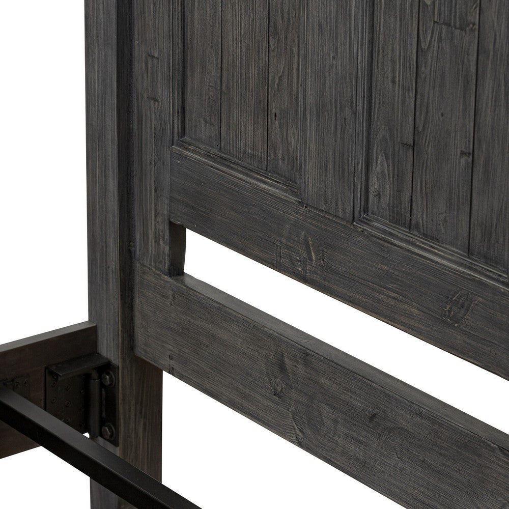 Four Hands - Reclaimed - Irish Coast Box Bed With Low Footboard - Washed Grey - 245238-002_CLOSEOUT view 6
