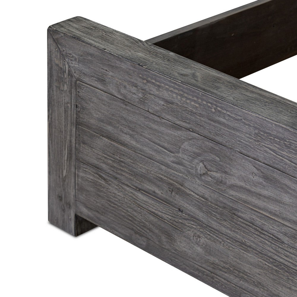 Four Hands - Reclaimed - Irish Coast Box Bed With Low Footboard - Washed Grey - 245238-002_CLOSEOUT view 7